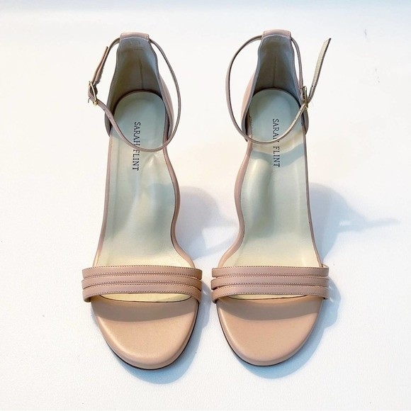 Sarah Flint Perfect Sandals 85mm Size 40 Blush Nappa NIB NEW - Picture 6 of 13